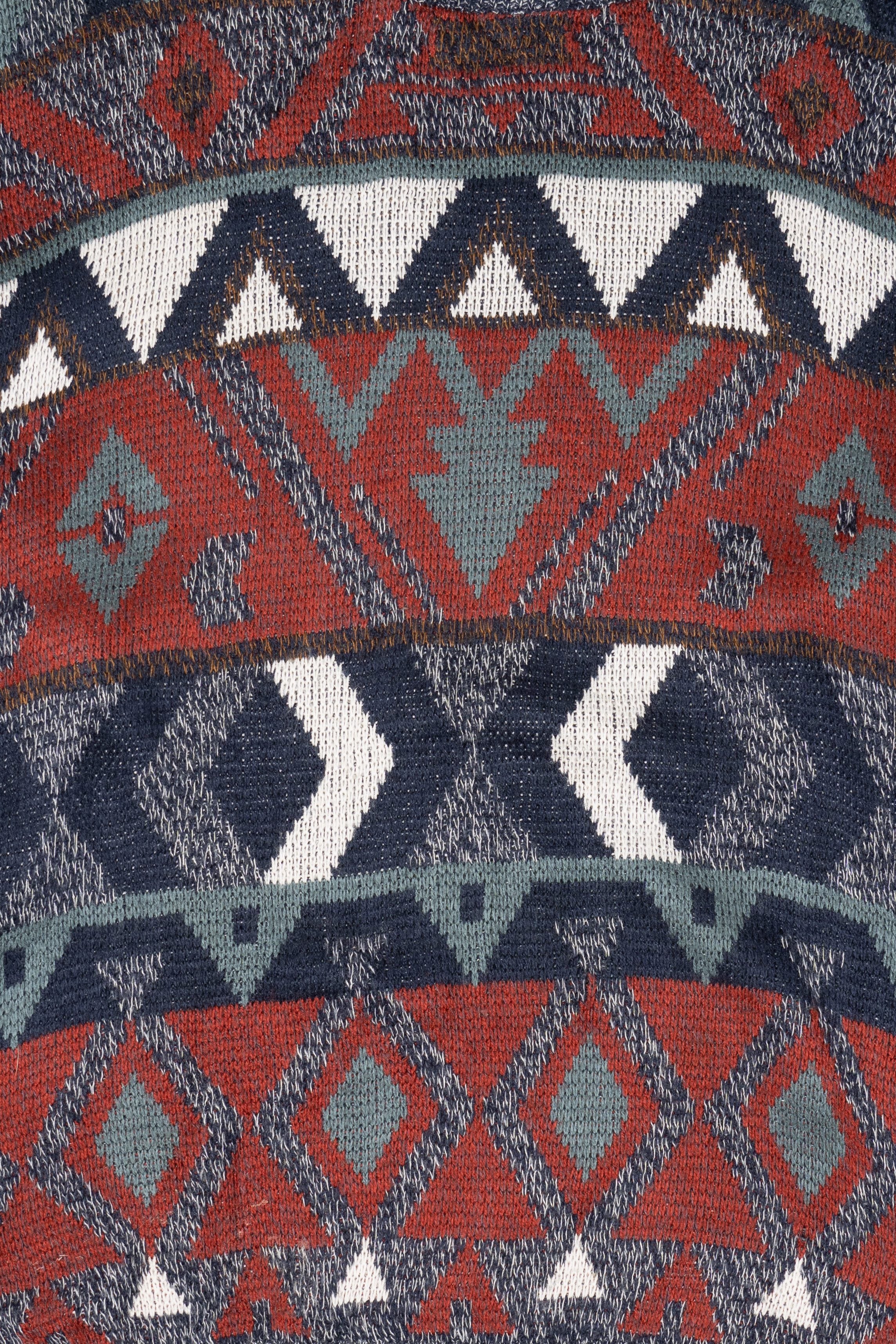 Vintage Multicolor Geometric 80s Sweater (1980s)