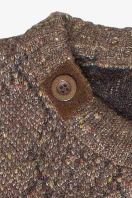 Vintage Suede Shoulder Patches E. Mambrini 80s Sweater