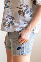 Vintage 90s Nike Challenge Court Denim Shorts (sz. 32)