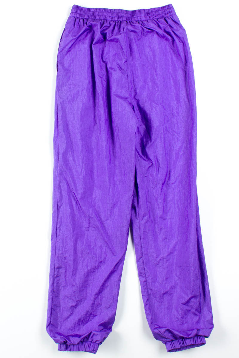 Lavender Nylon Track Pants