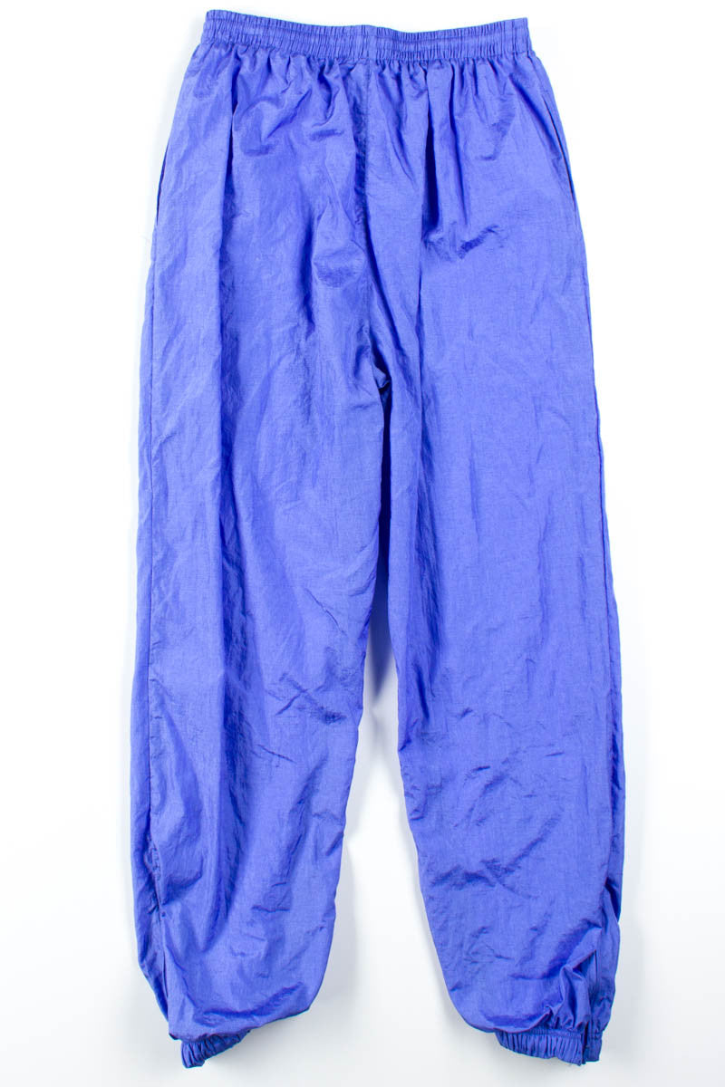 Blueberry Nylon Track Pants