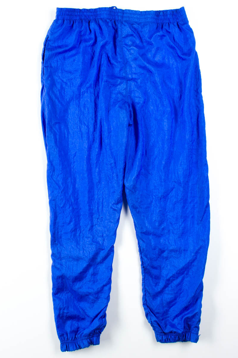 Royal Blue Nylon Track Pants