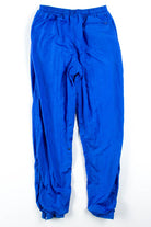 Blue Nylon Track Pants