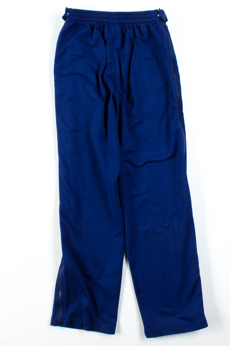 Navy Adidas Zip Leg Joggers