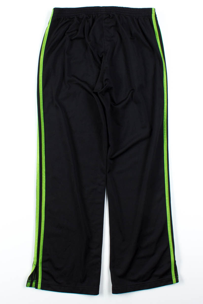 Black & Green Adidas Track Pants