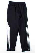 Black Adidas 3 Stripe Climalite Joggers