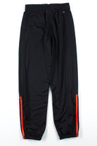 Black & Neon Pink Adidas Joggers