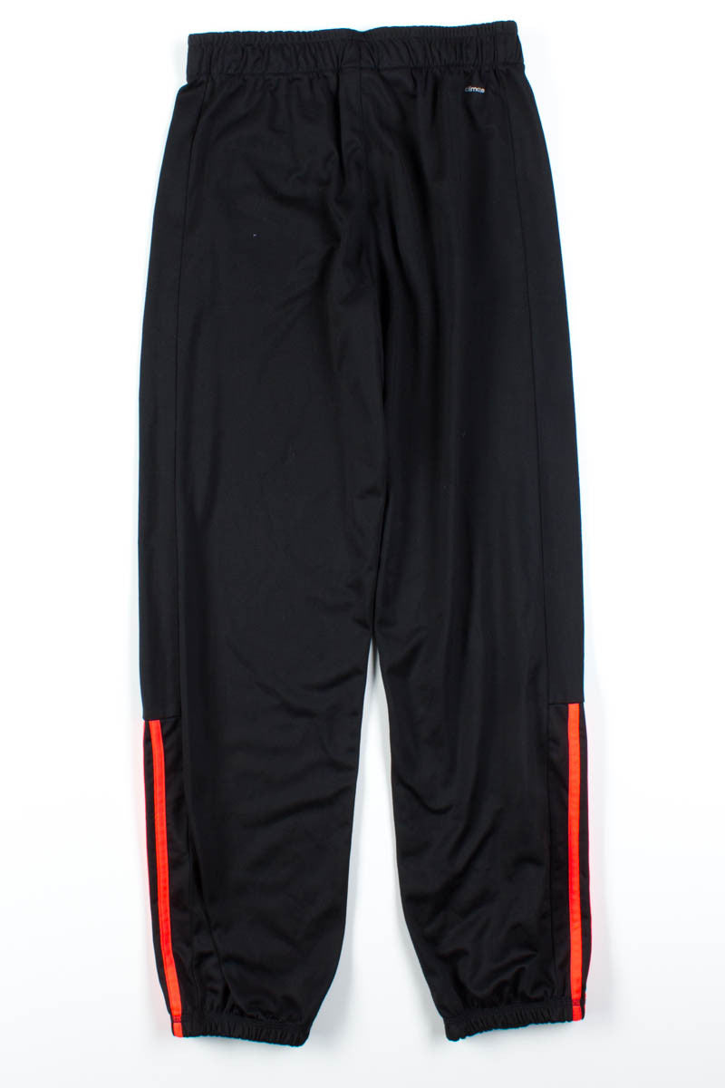 Black & Neon Pink Adidas Joggers