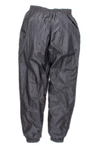 Solid Black Windbreaker Track Pants