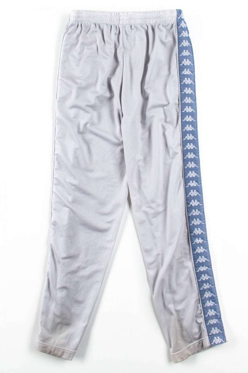 Silver Kappa Track Pants (sz. M)