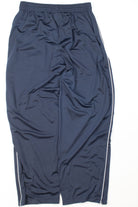 Navy Pleated Nike Track Pants