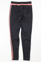 Black & Bright Coral Adidas Joggers