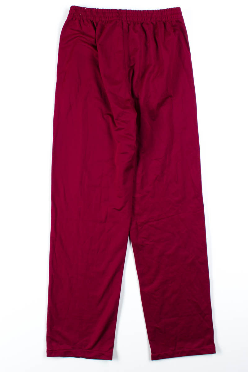 Burgundy Nike Track Pants
