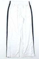 White Mesh Nike Track Pants