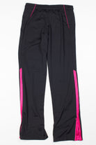 Black & Hot Pink Adidas Track Pants