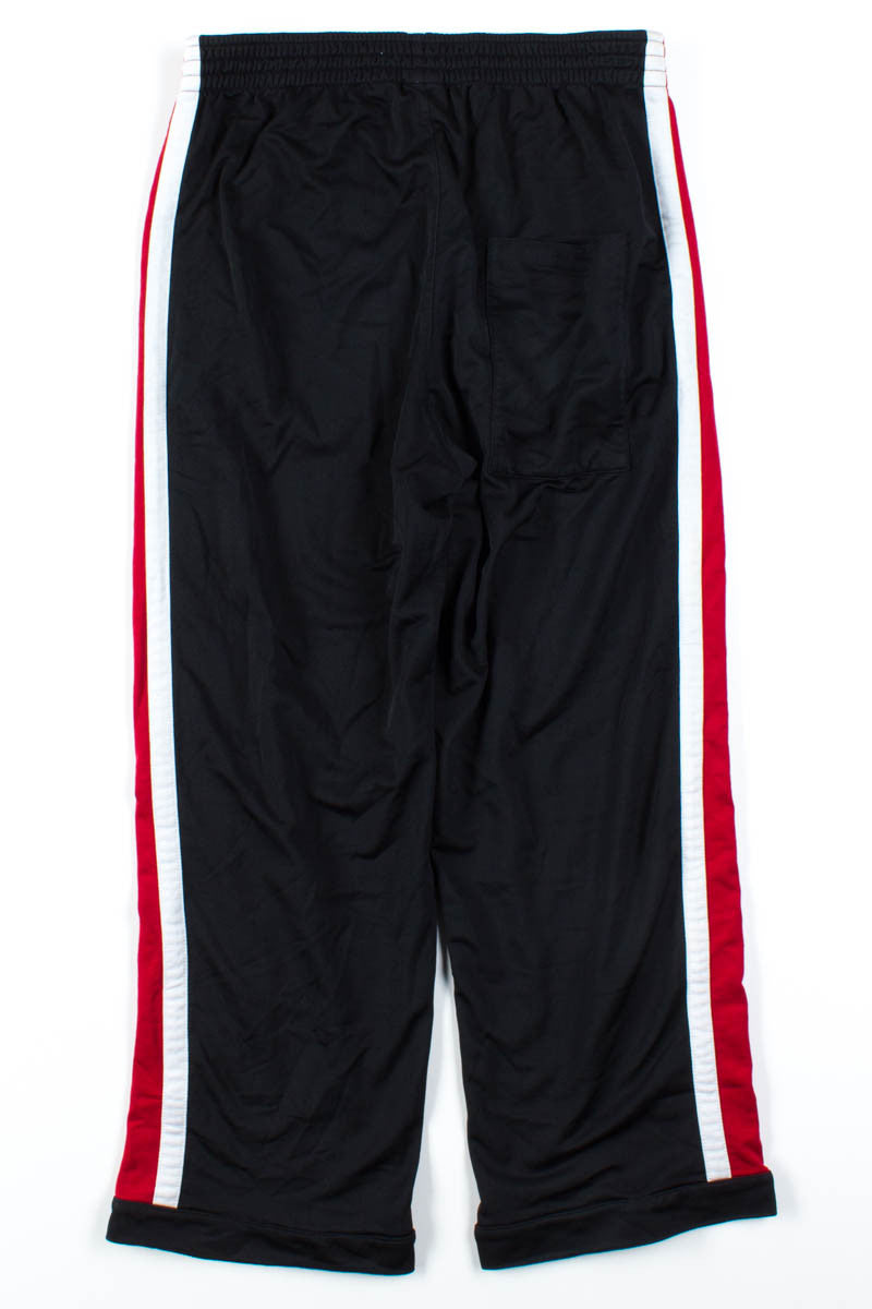 Red & Grey Stripe Nike Track Pants