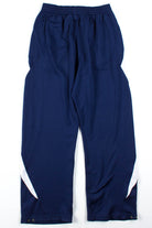 Navy & White Nike Track Pants