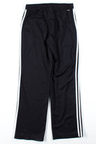 Black Adidas Three Stripe Track Pants