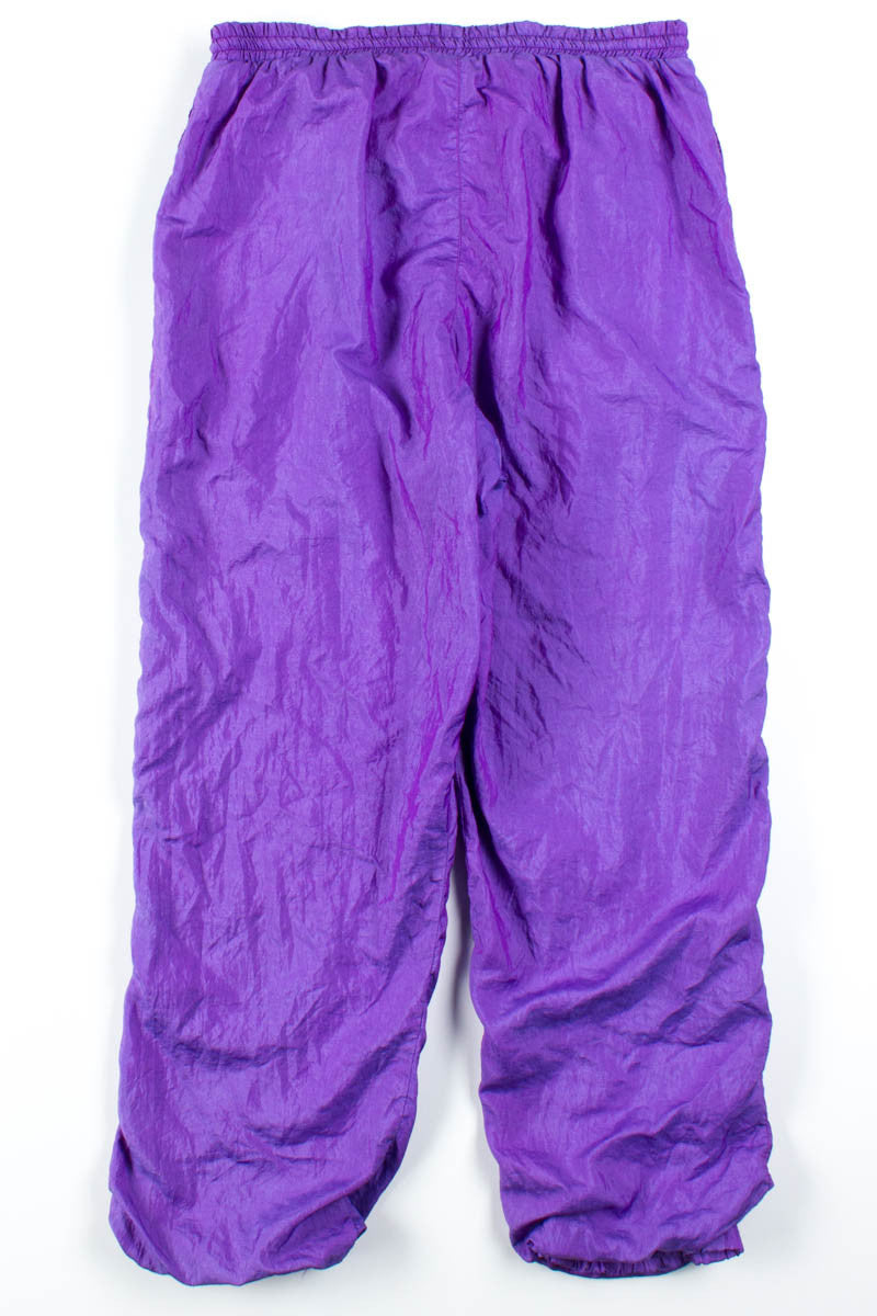 Lilac Nylon Track Pants