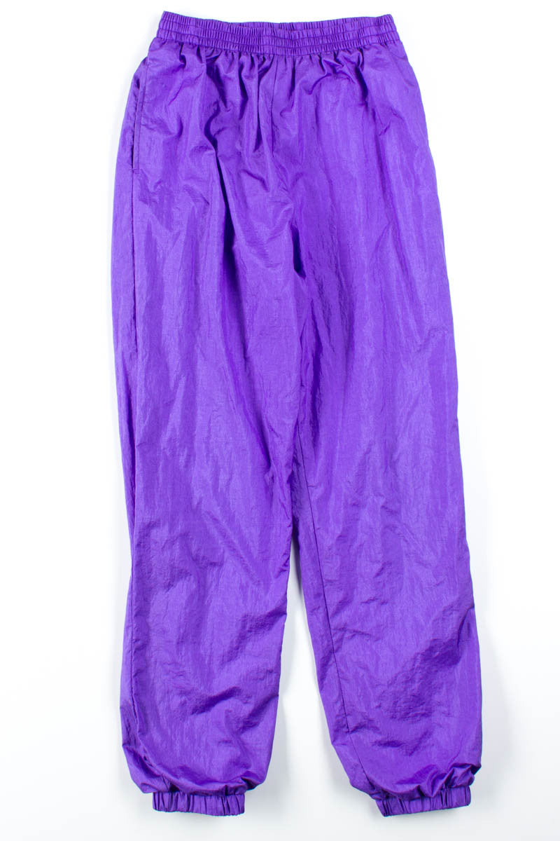 Lavender Nylon Track Pants