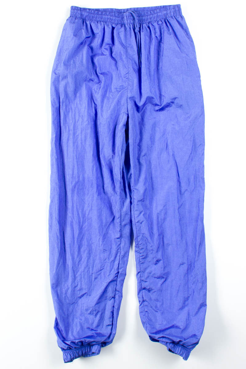 Blueberry Nylon Track Pants