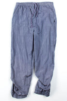 Grey Nylon Track Pants