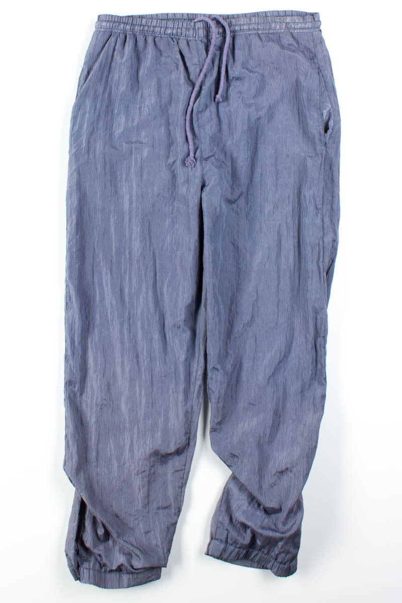 Grey Nylon Track Pants