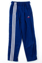 Navy Adidas Zip Leg Joggers