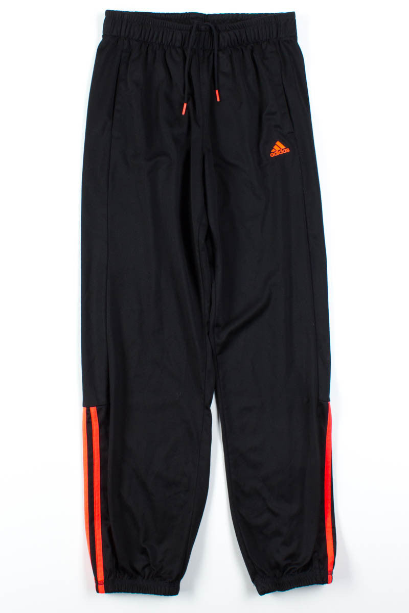 Black & Neon Pink Adidas Joggers
