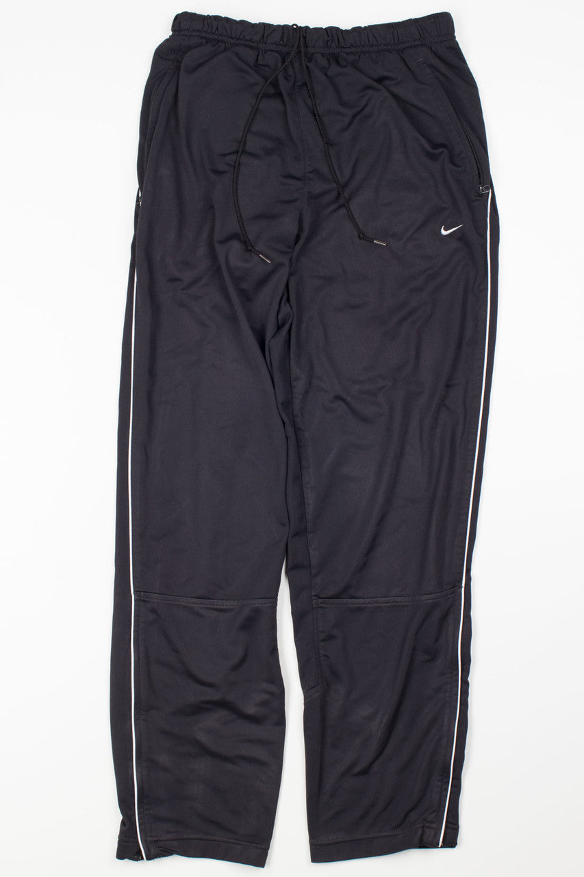 Black Pin Stripe Nike Joggers