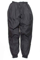 Solid Black Windbreaker Joggers