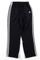 Black Adidas 3 Stripe Track Pants (sz. M)