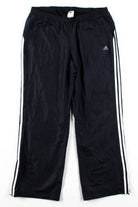 Black Adidas 3 Stripe Track Pants (sz. XL)