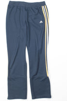 Navy & Contrast Stripes Adidas Joggers