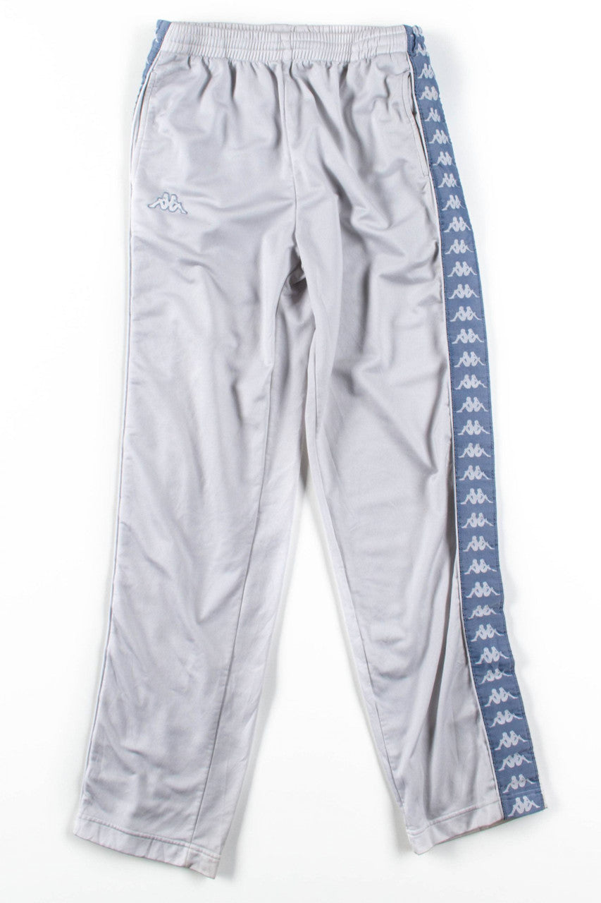 Silver Kappa Track Pants (sz. M)