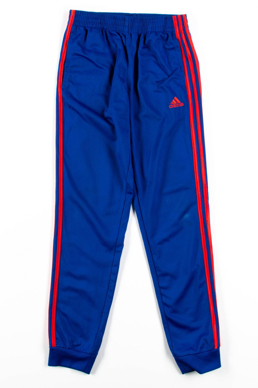Blue & Red Adidas Track Pants (sz. L 14/16)