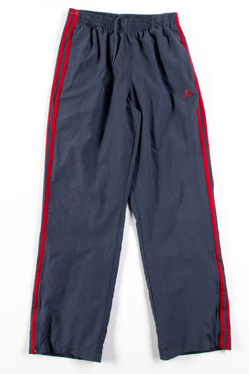 Grey & Red Adias Track Pants (sz. Youth XL)