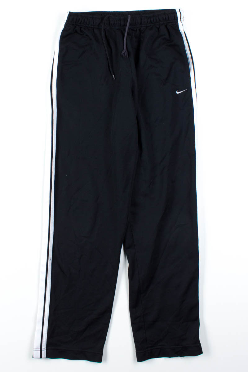 Black Nike Double Stripe Track Pants