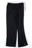 Black Mesh Nike Track Pants