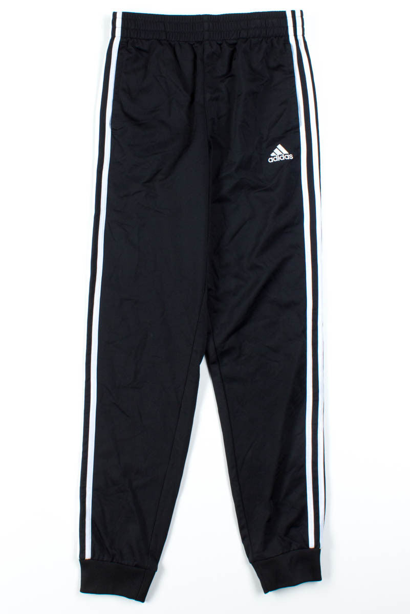 Black Adidas Three Stripe Joggers
