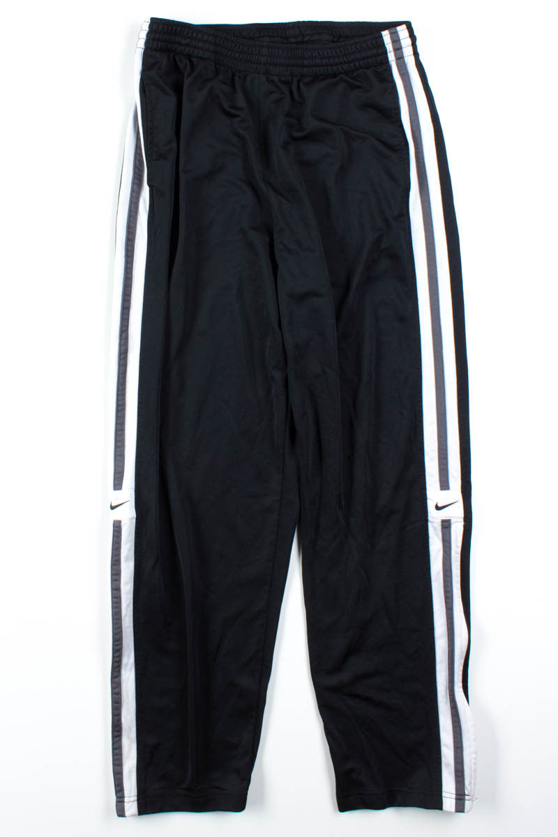 Black & White Striped Nike Track Pants
