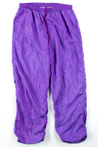 Lilac Nylon Track Pants