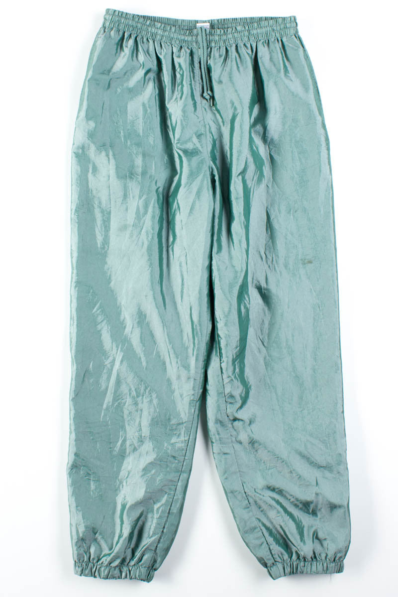 Mint Nylon Track Pants