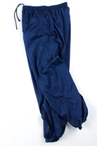 Navy Speedo Nylon Track Pants