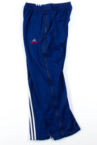 Navy Adidas Zip Leg Joggers