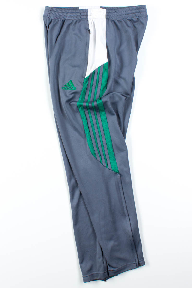 Grey Adidas Number 10 Soccer Pants