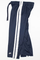 Navy & White Nike Mesh Joggers