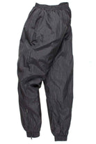 Solid Black Windbreaker Joggers