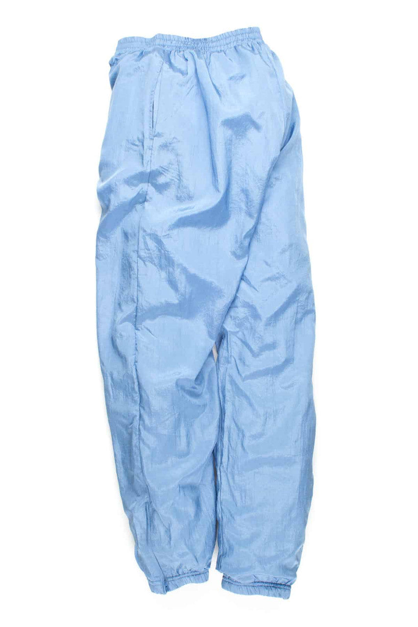 Shiny Sky Blue Winbreaker Track Pants