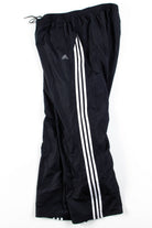 Black Adidas 3 Stripe Track Pants (sz. XL)